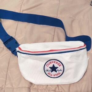 Converse White and Blue Belt Bag